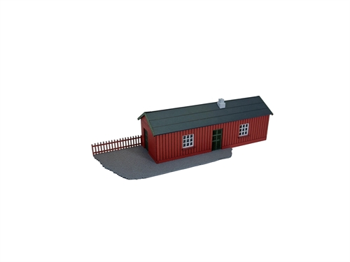 Hobbytrade 87373 Säulenhaus mit Werkstatt, H0